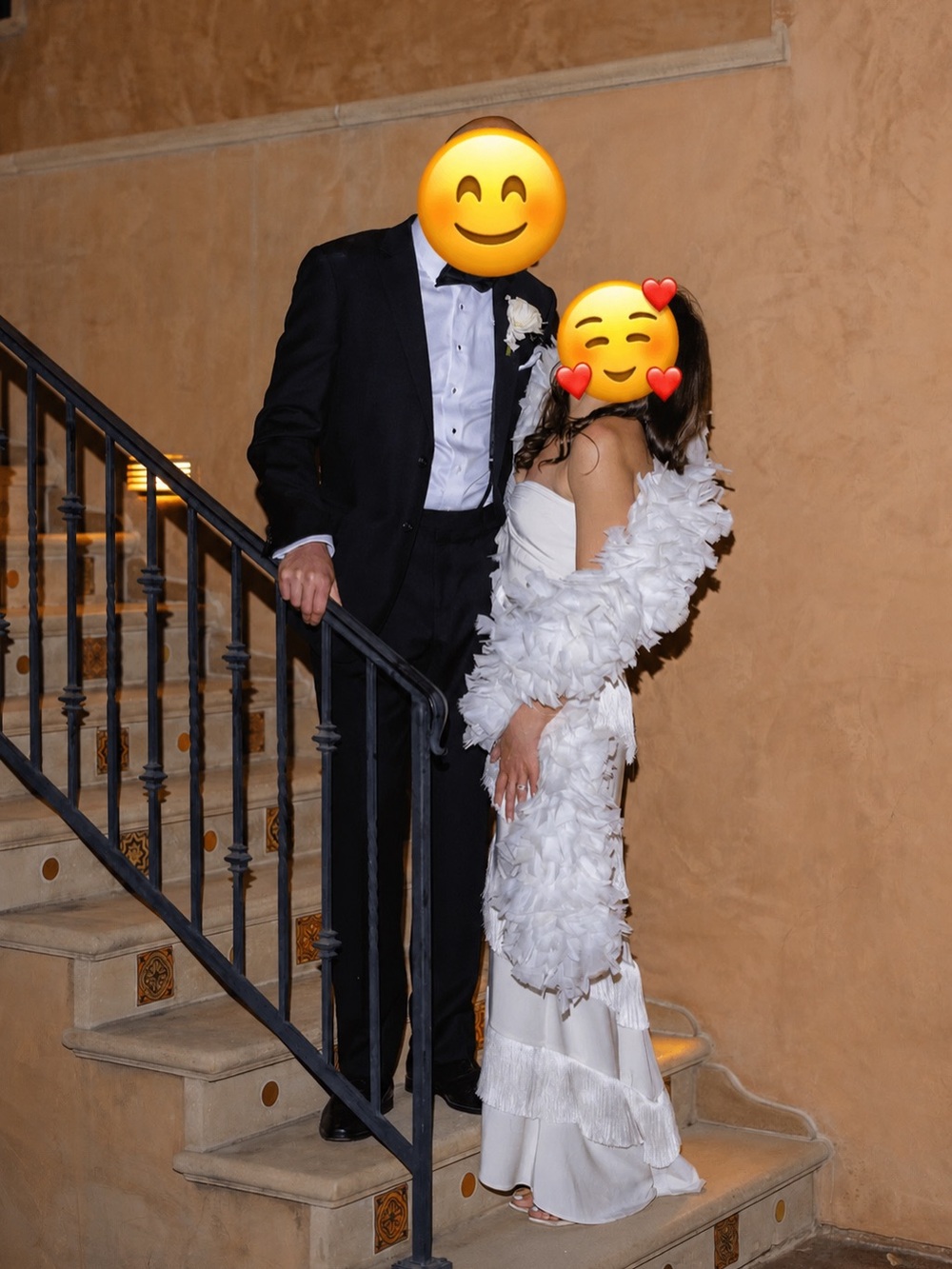 White Turkey Feather Boa